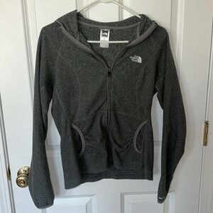 Northface gray zip-up.